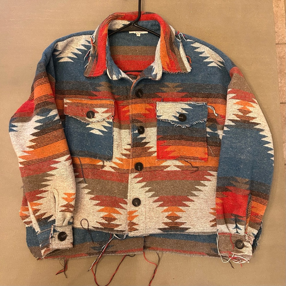 Veveret Aztec Oversized Women’s Jacket size M